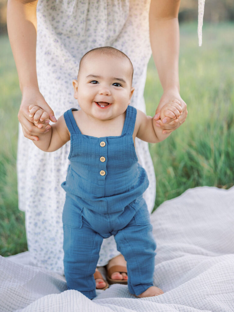 Toddler portrait during a natural Santa Clarita family photography session